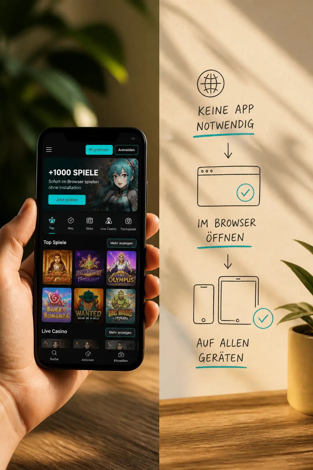 Manga Casino App – Download für iOS und Android visual guide for Manga Casino